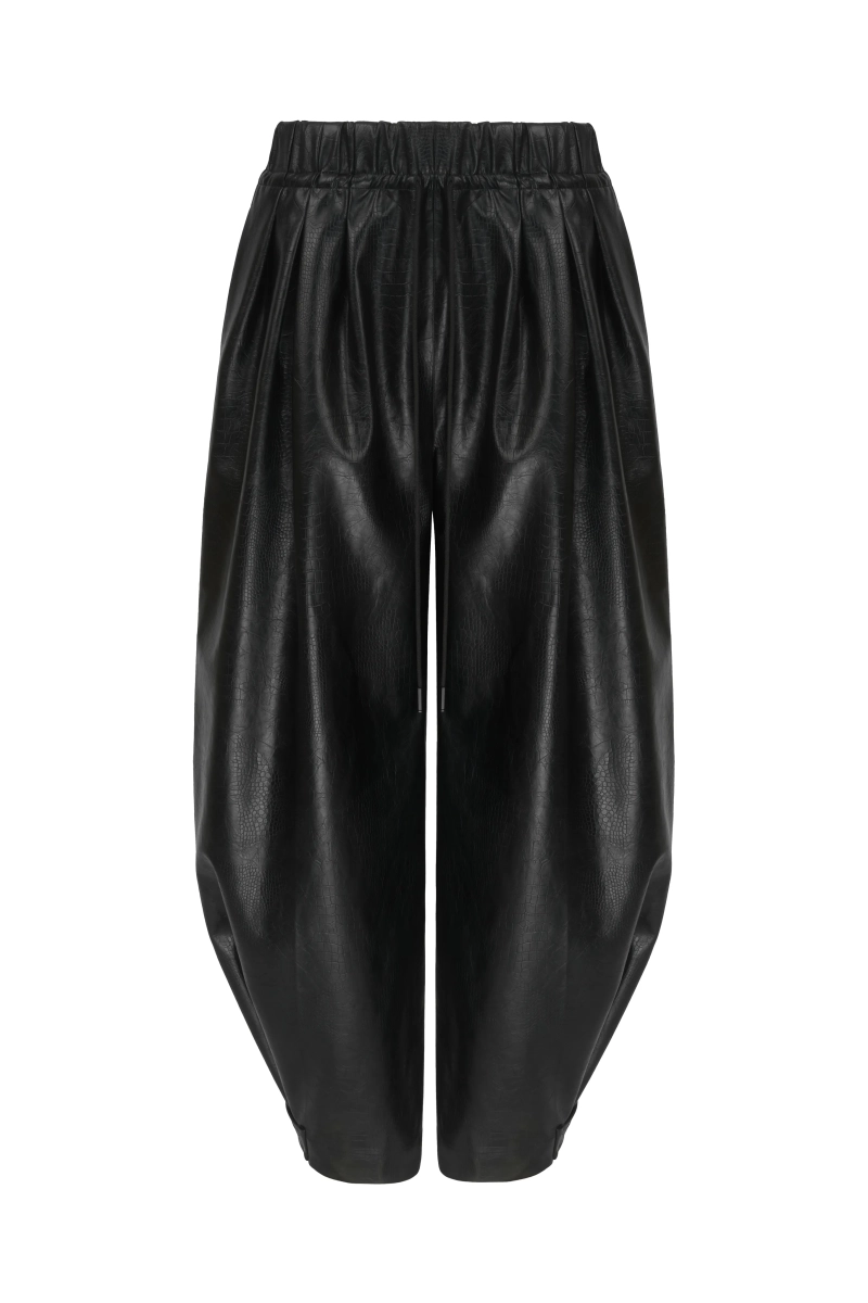 Брюки из экокожи Shtripling, цвет: Черный, SHPNT010BLK купить онлайн