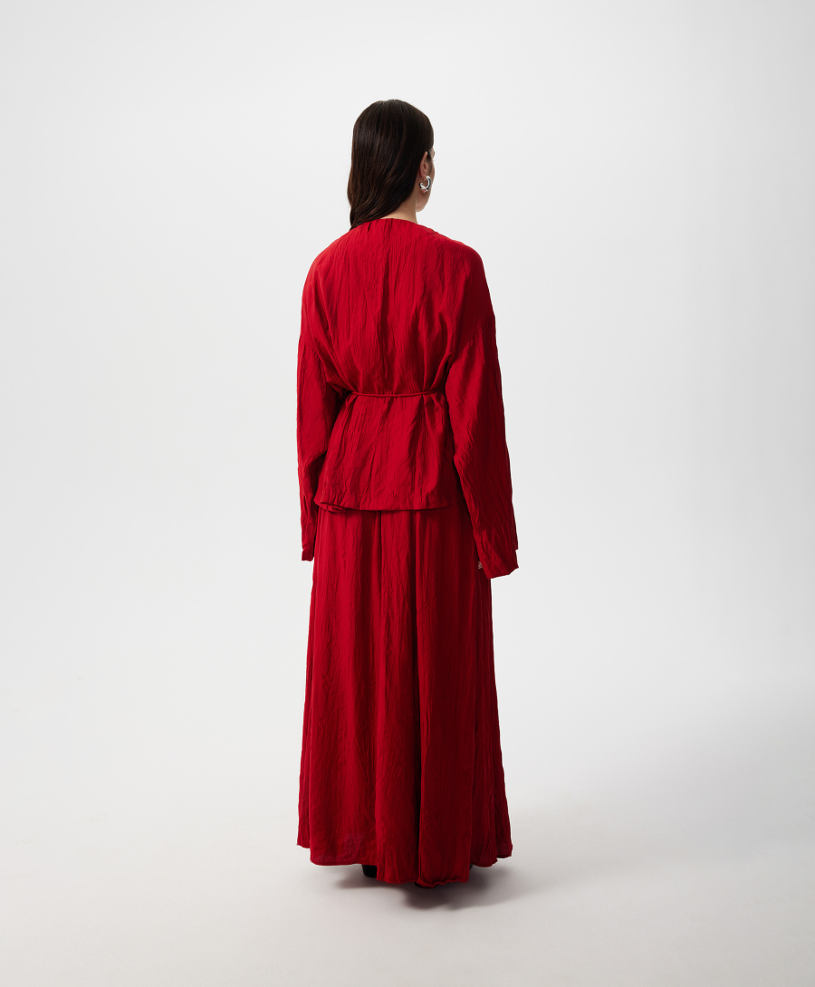 Блузка-кимоно GLVR, цвет: красный, 126G25GAC2229 купить онлайн