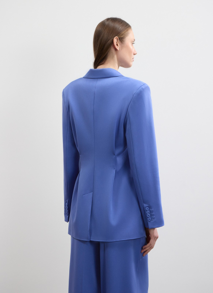 Жакет приталенный ALL WE NEED, цвет: синий,  купить онлайн