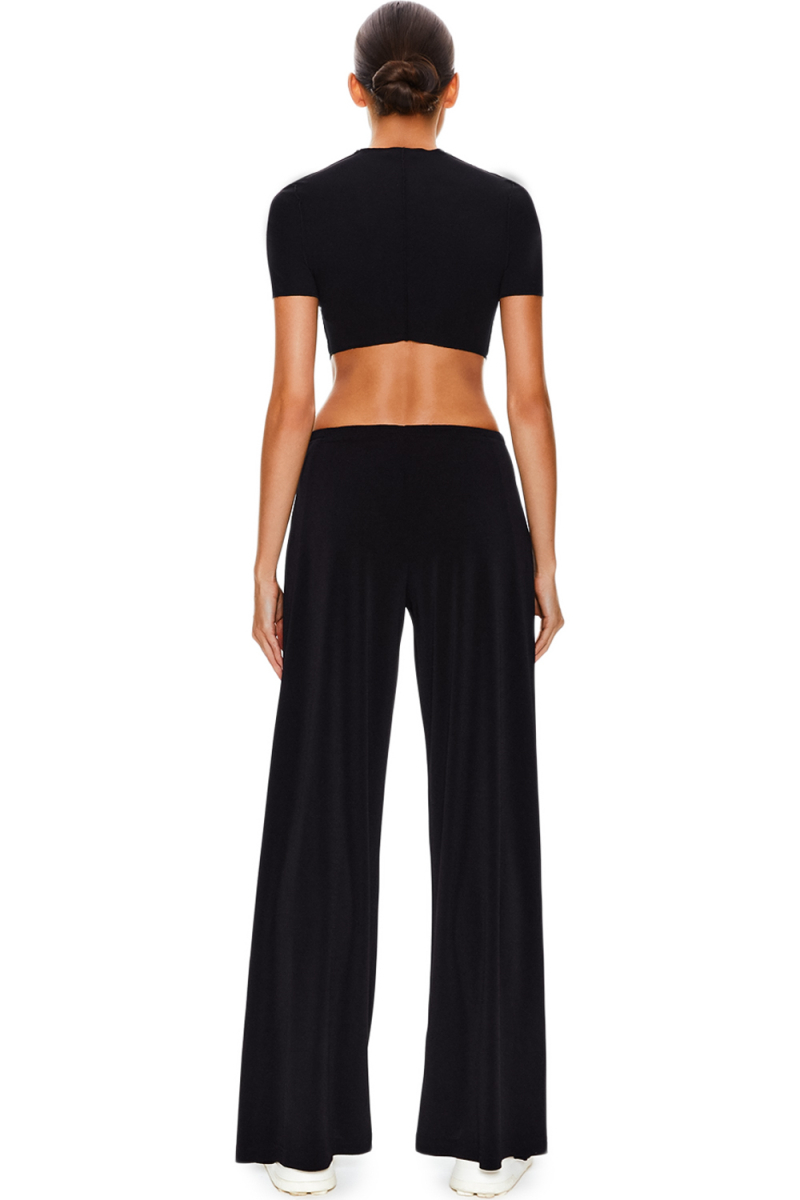 Брюки со складками по боковым срезам SODAMODA, цвет: Черный, 18300 купить онлайн