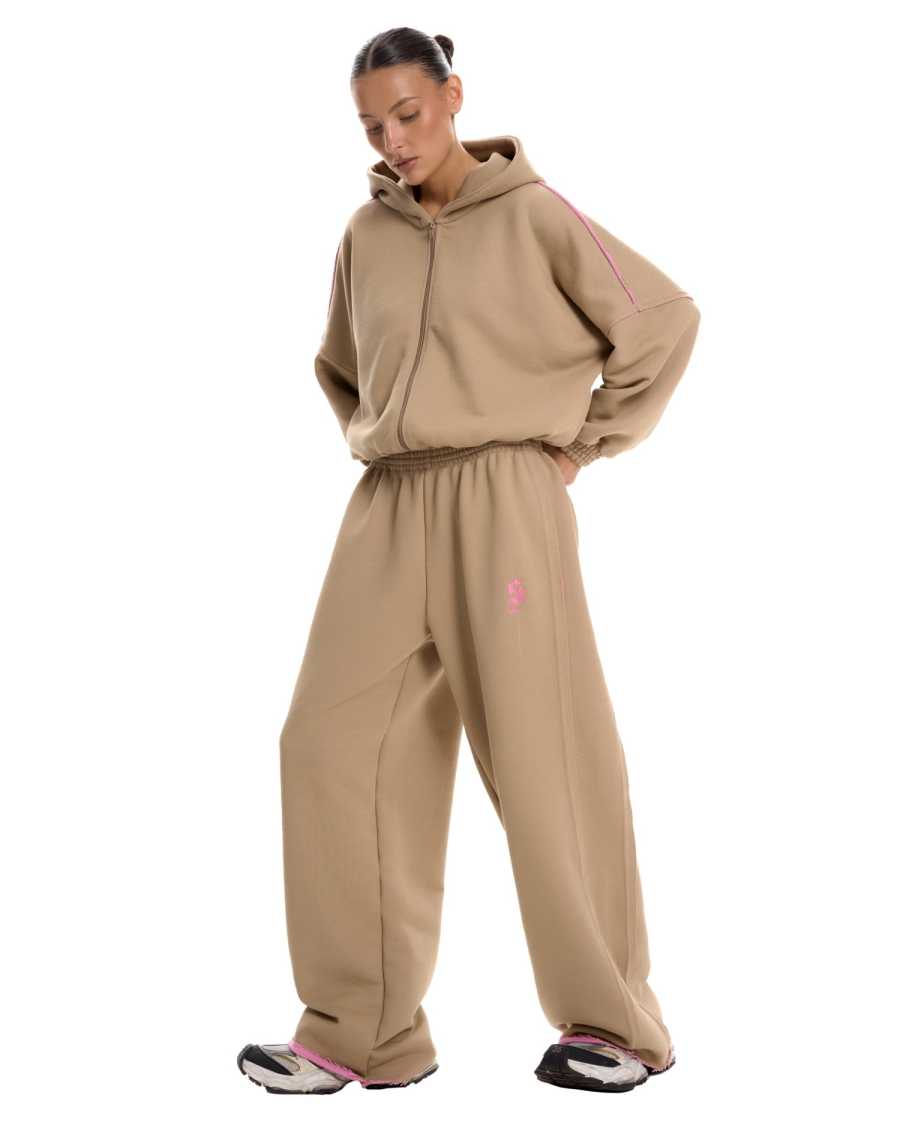 Костюм с палаццо Suborbia, цвет: бежевый, 005800 купить онлайн