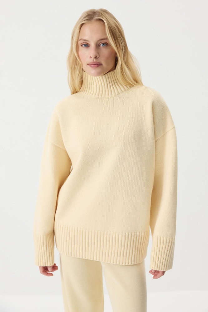 Свитер со стойкой из шерсти мериноса