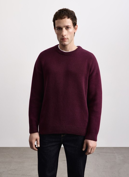 Свитер жаккардовый