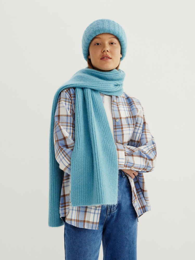 Шарф из объёмной пряжи