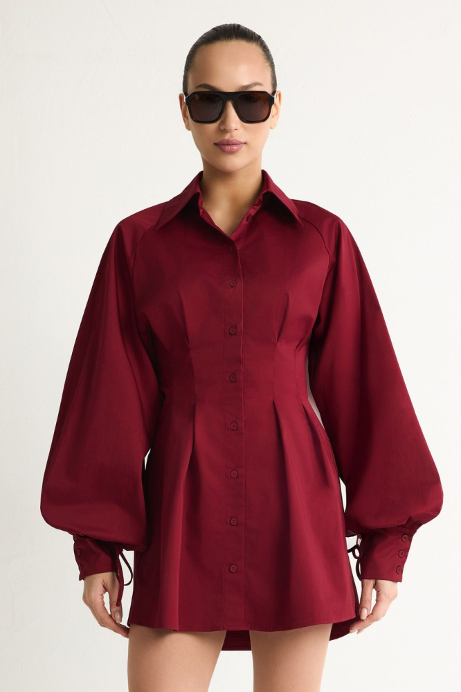 Платье из смесового хлопка