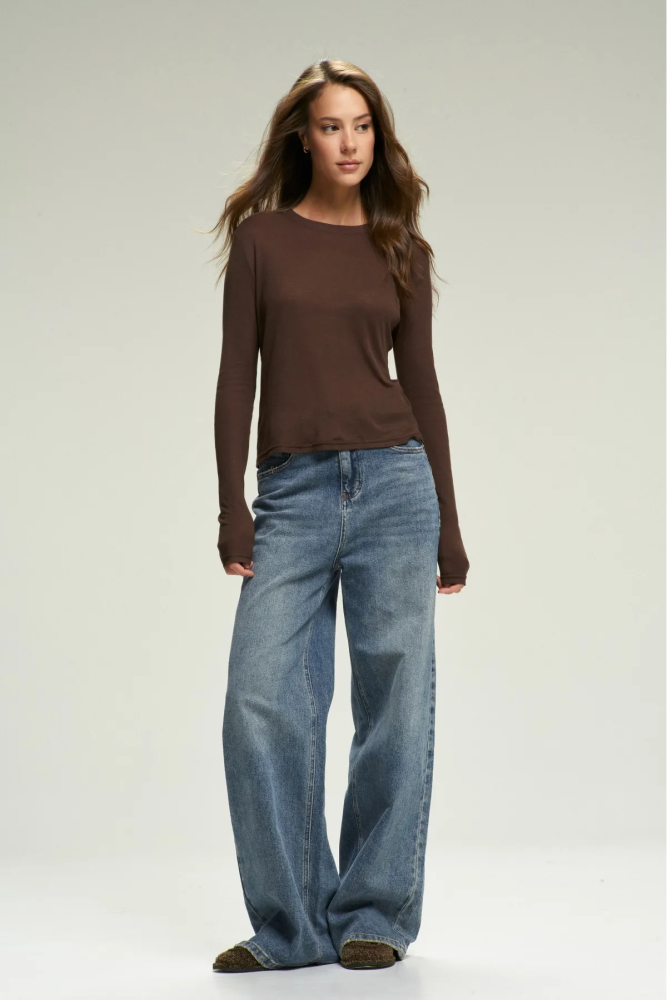 Лонгслив BASIC Brown