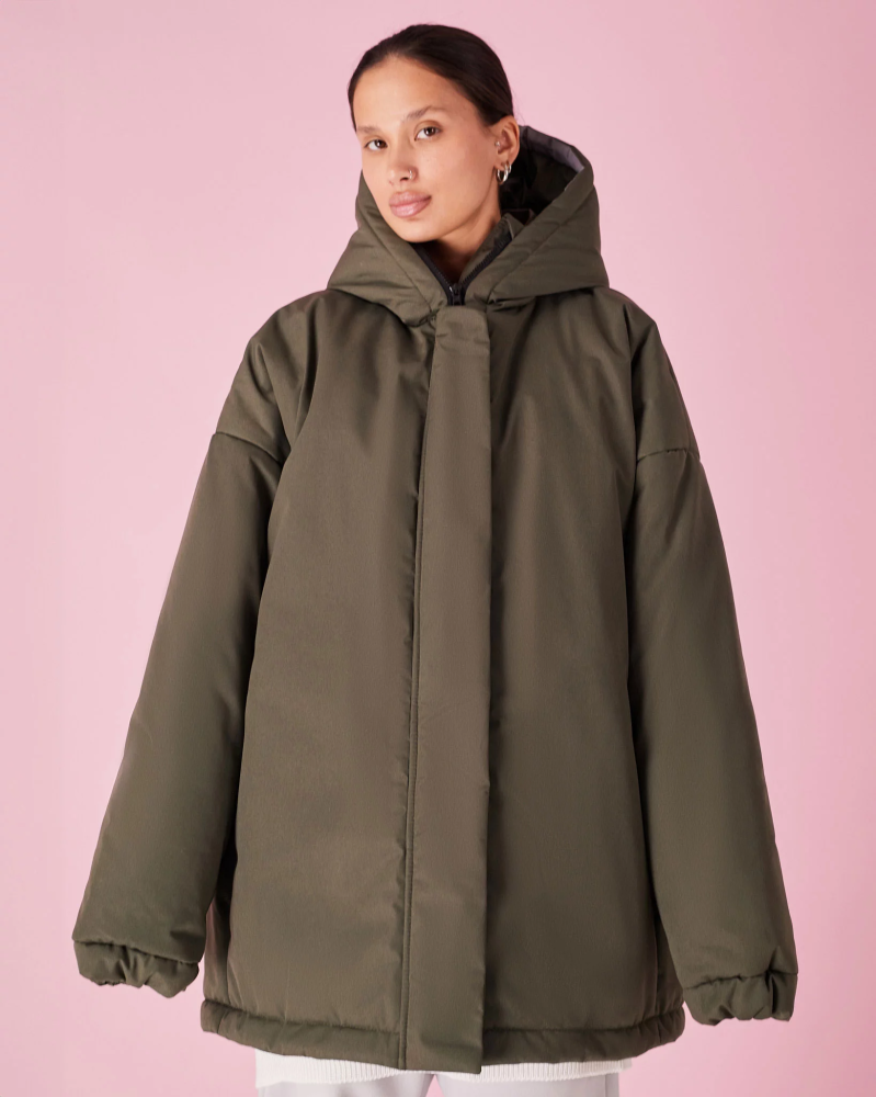 Бомбер хаки зима