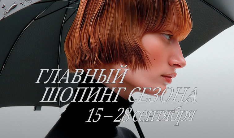 15-28 сентября | ГЛАВНЫЙ ШОПИНГ СЕЗОНА