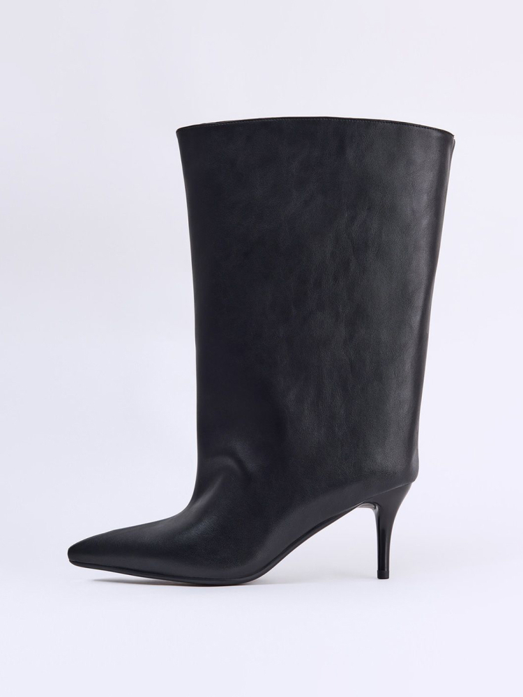 Полусапоги с широким голенищем