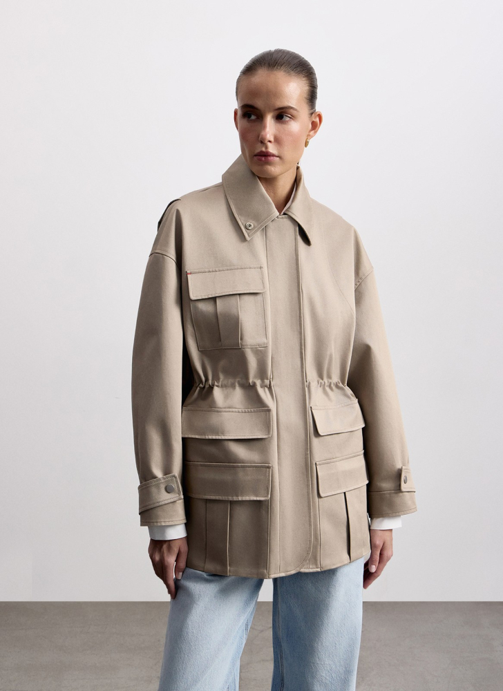 Куртка свободного кроя