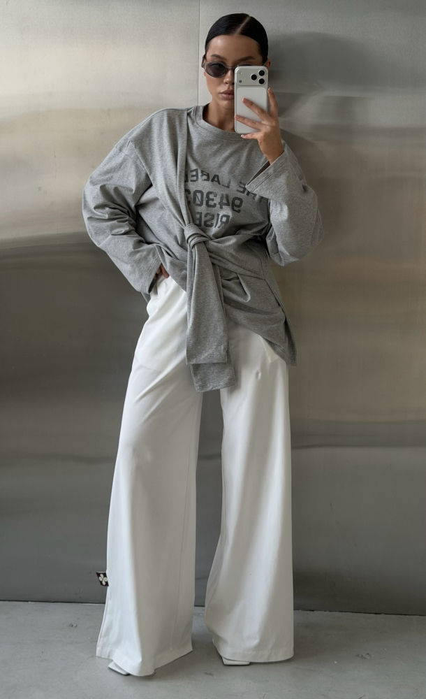 Брюки широкие