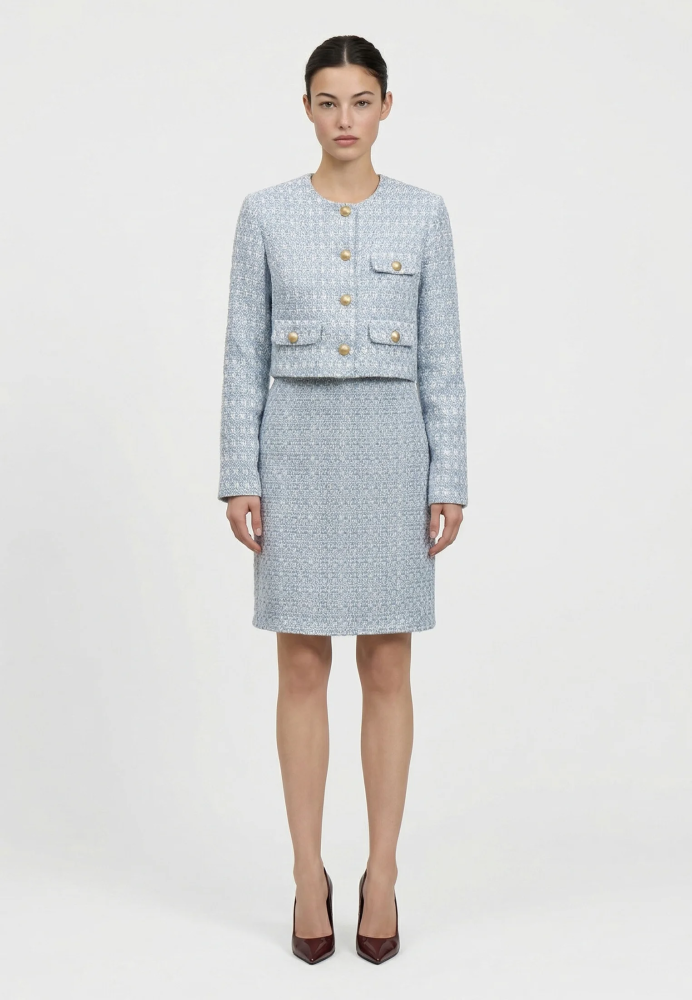 Юбка из твида