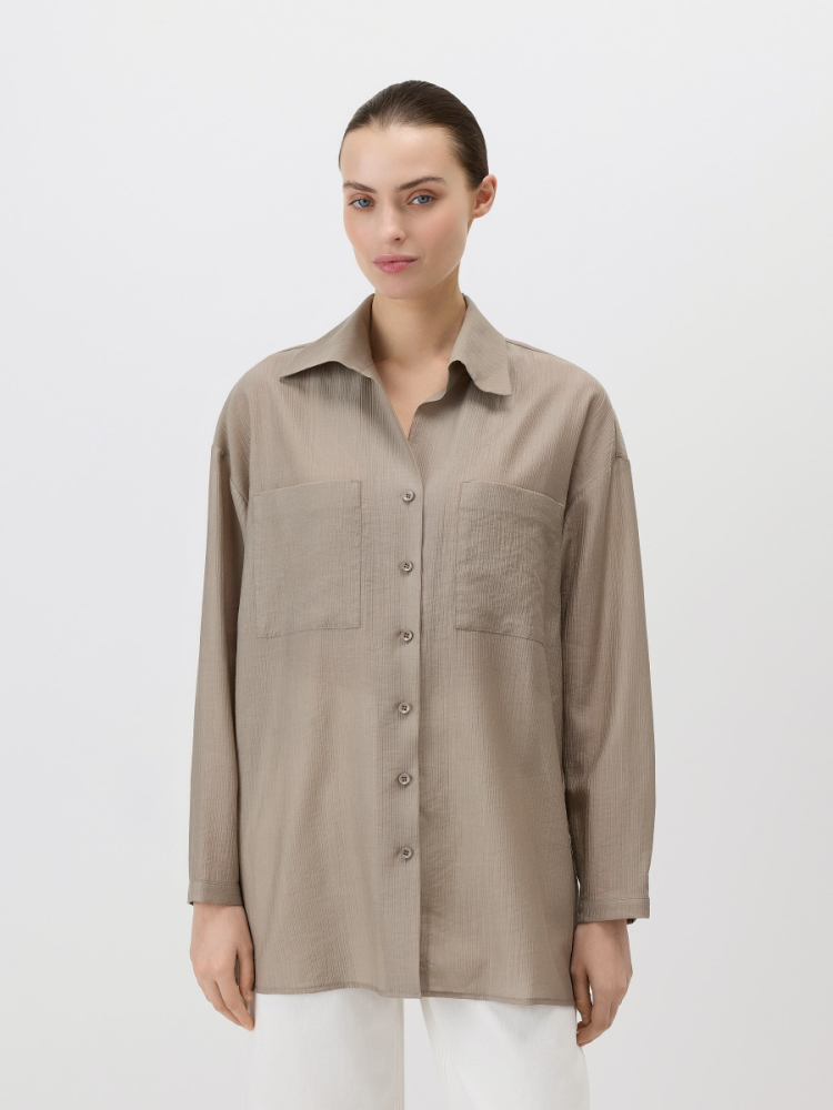 Удлиненная рубашка