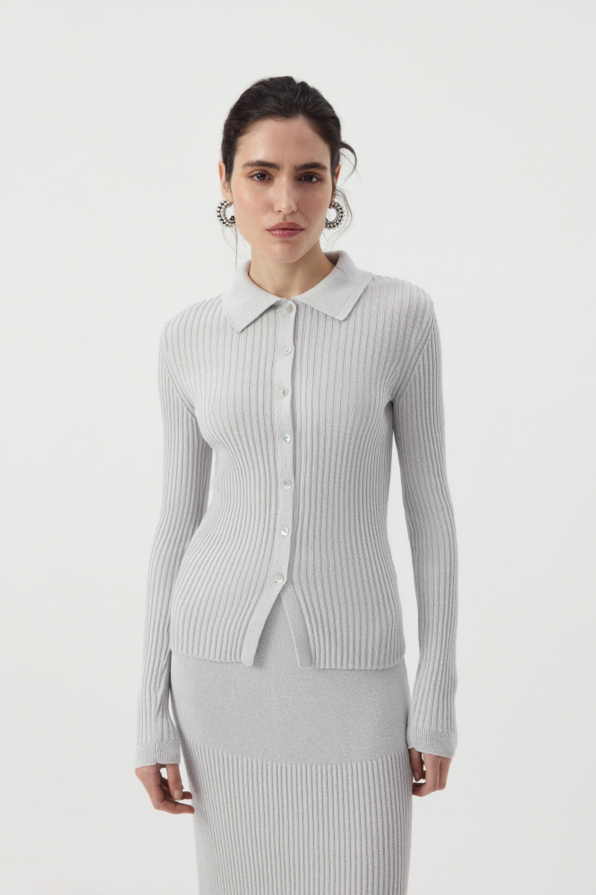 Джемпер с люрексом