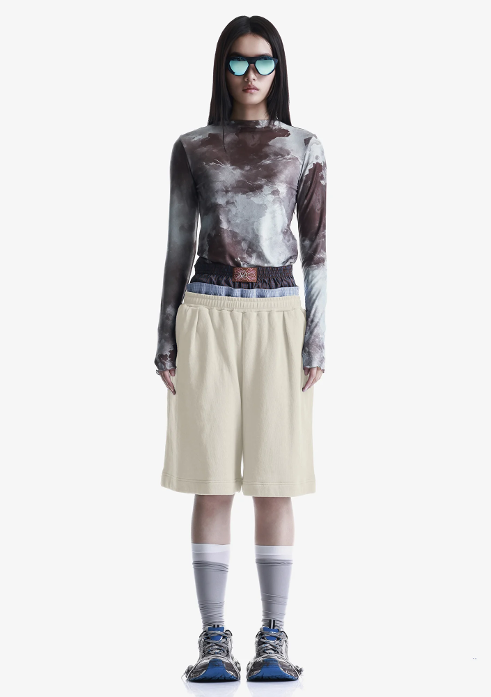 Удлинённые шорты из джерси