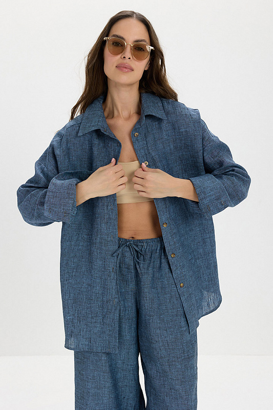 Рубашка лен