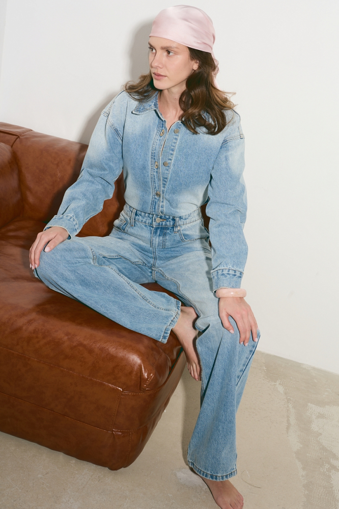 Джинсовая рубашка