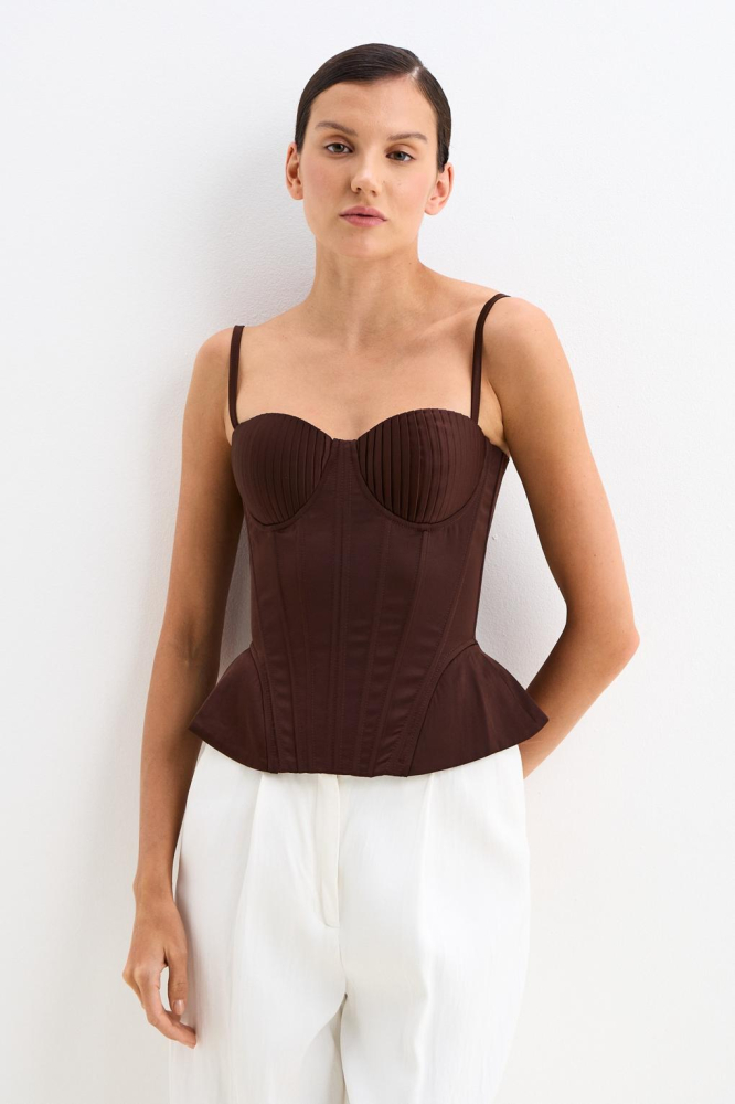 Корсет на бретелях