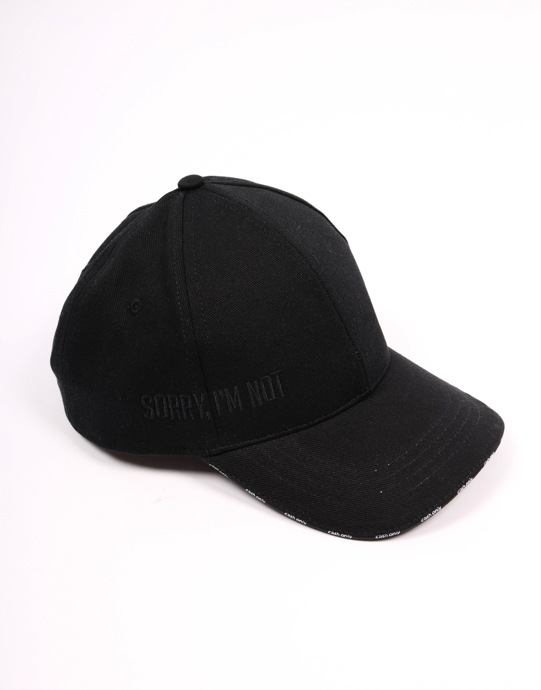 Кепка DOUBLE BLACK LOGO