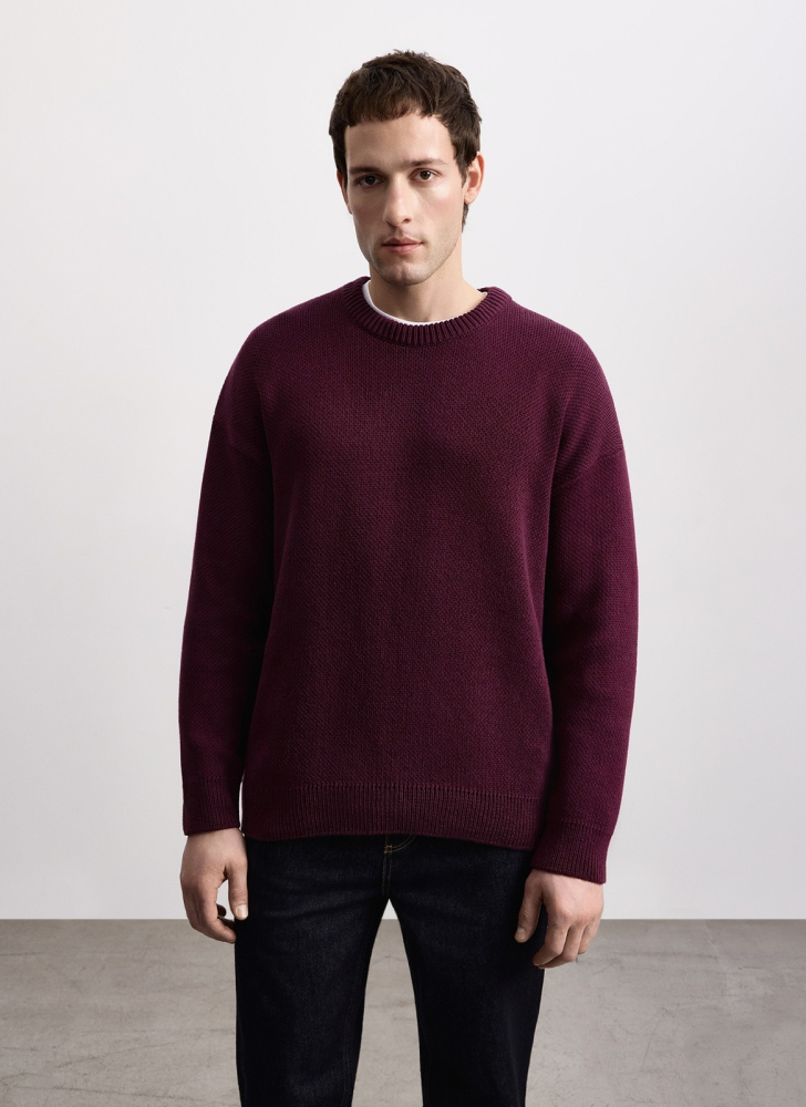 Свитер жаккардовый