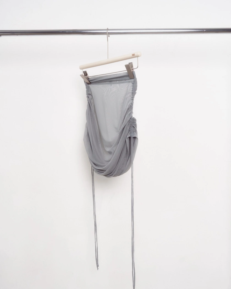 Юбка-мини из сетки