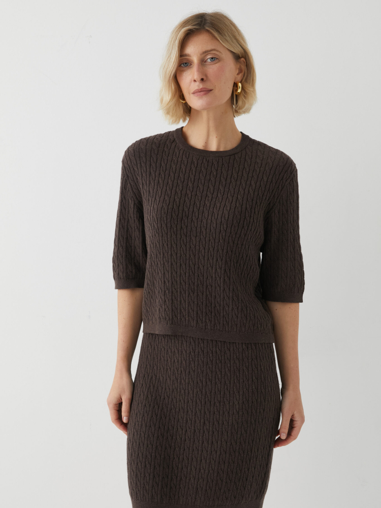 Джемпер с коротким рукавом