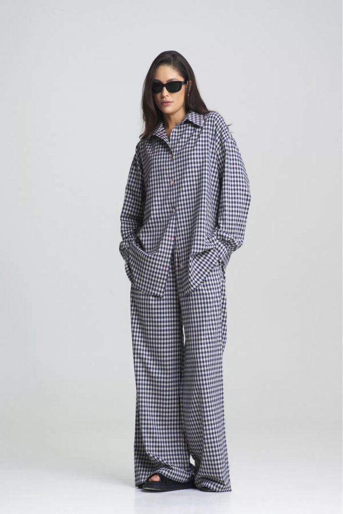 Костюм Summer в клетку Blue