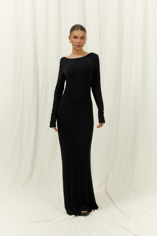 Платье open back long