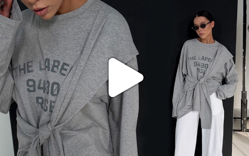 Лонгсливы крест-накрест — новинка бренда, которая никого не оставит равнодушным