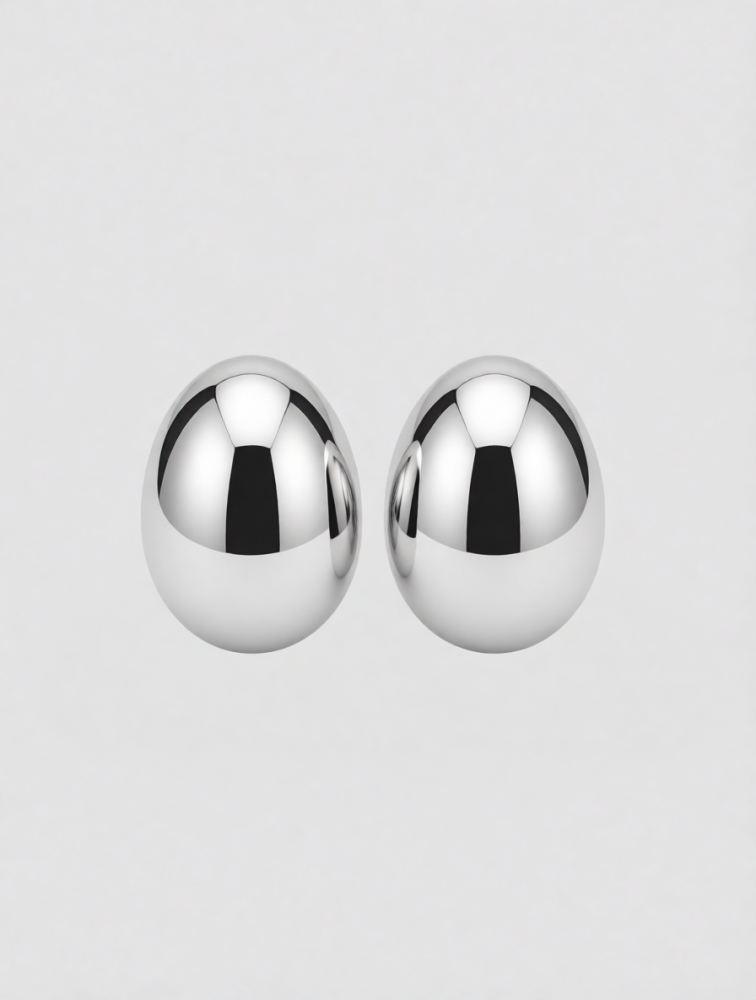 Серьги объемные