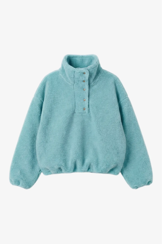 Анорак плюшевый Лазурный