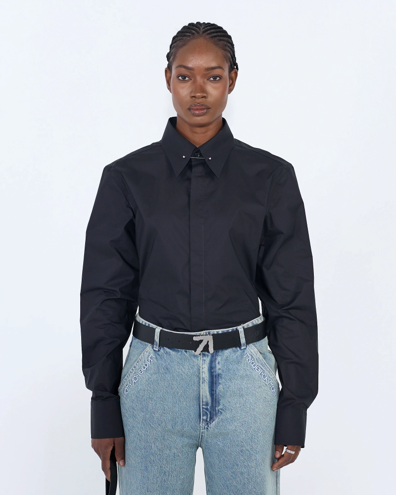 Сорочка CL71 CLAMPED GATE BLACK