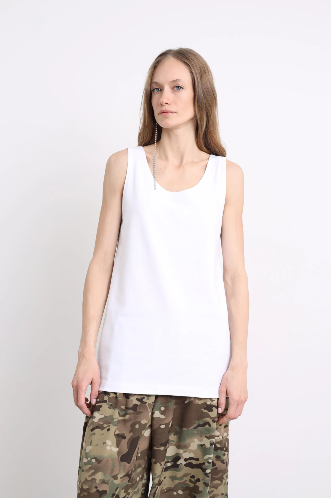 Майка #11 white