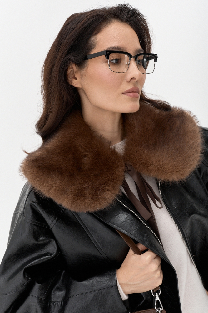 Воротник из экомеха