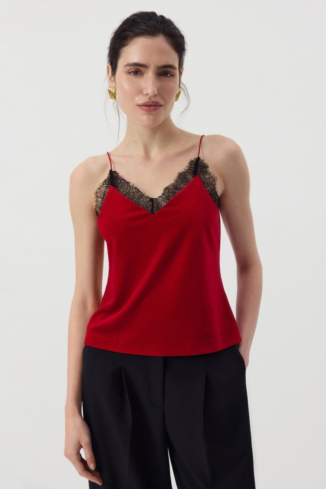 Топ из бархата