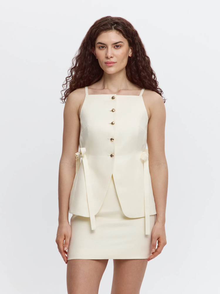 Жилет МАЛЛОУ из льна