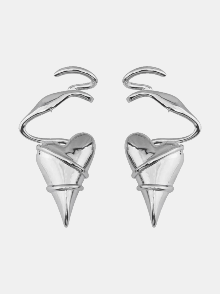 Серьги love style