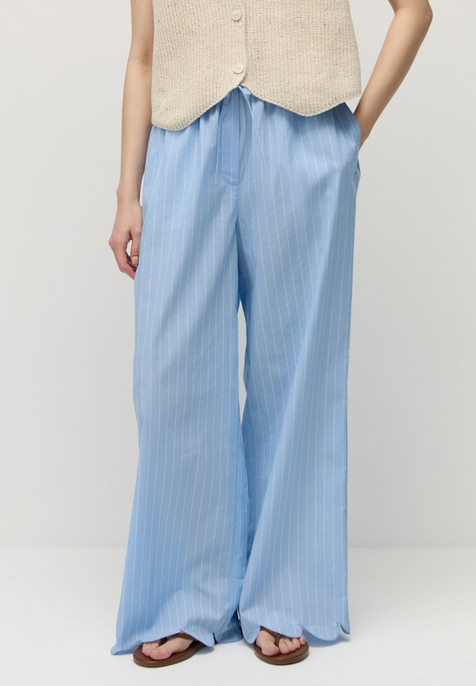 Брюки с фигурным краем