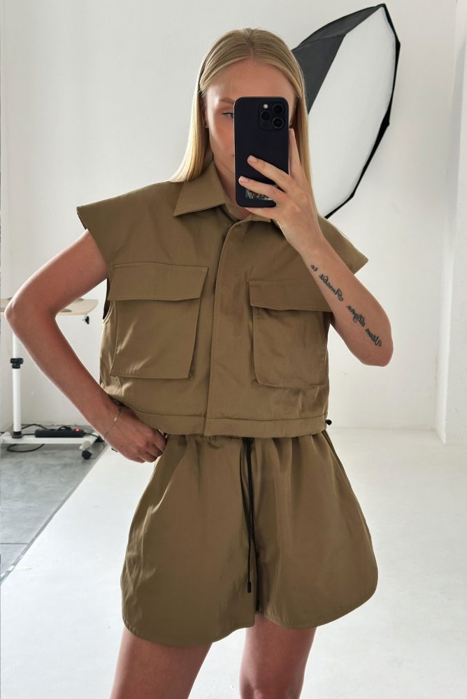 Жилет "Safari' Хаки ULLA & LABEL .B