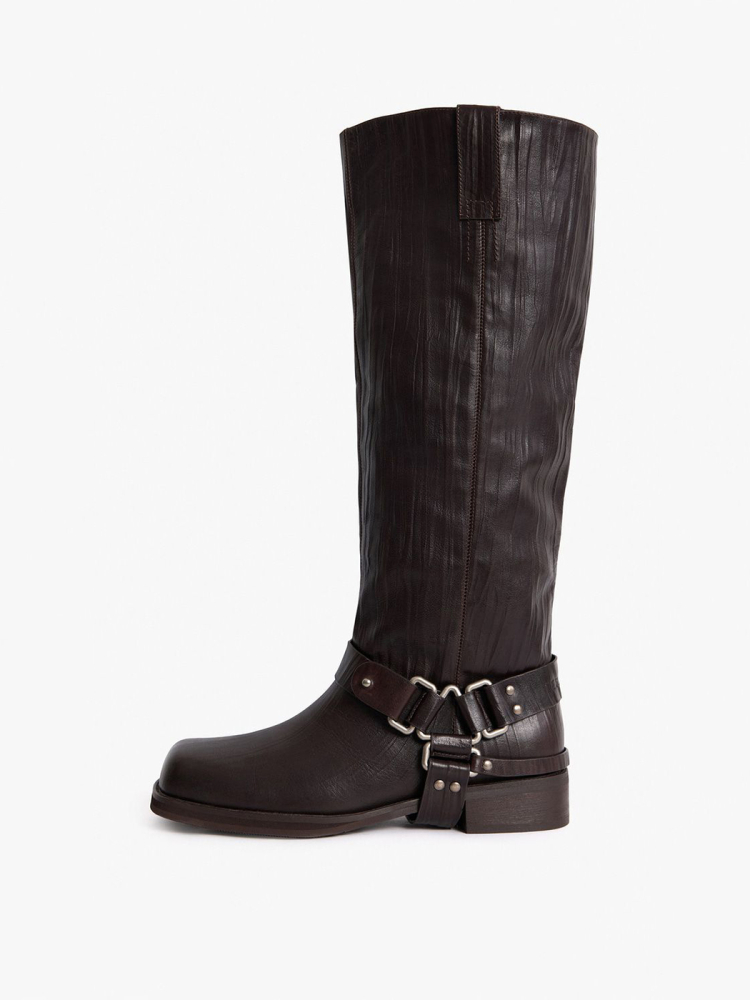 Сапоги из натуральной кожи