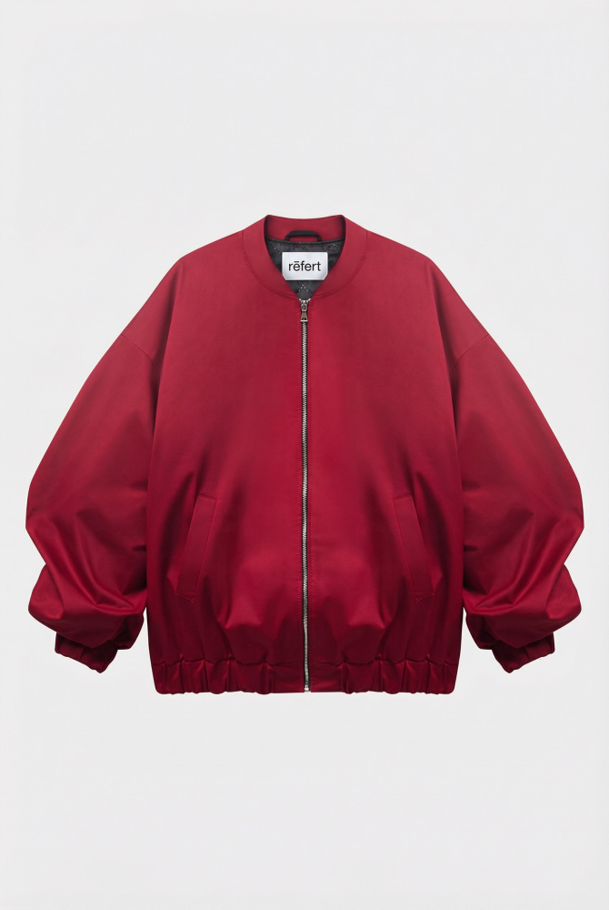 Бомбер утепленный из плащевой ткани