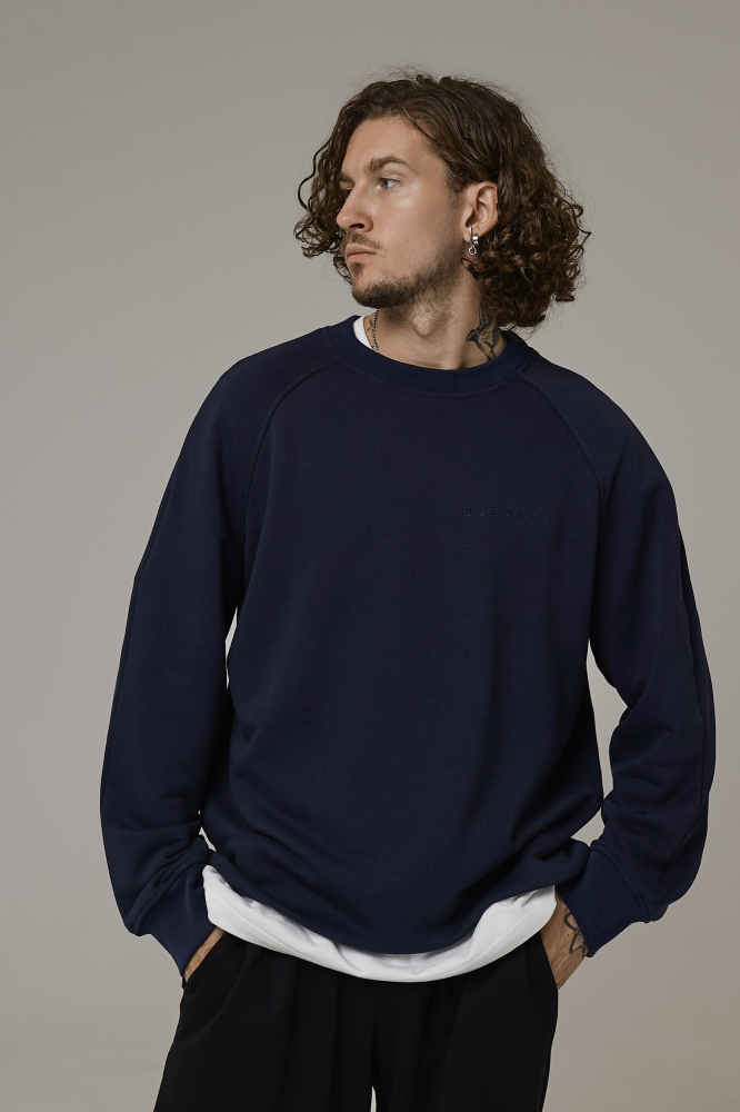 Свитшот из футера Rich Raglan Lite