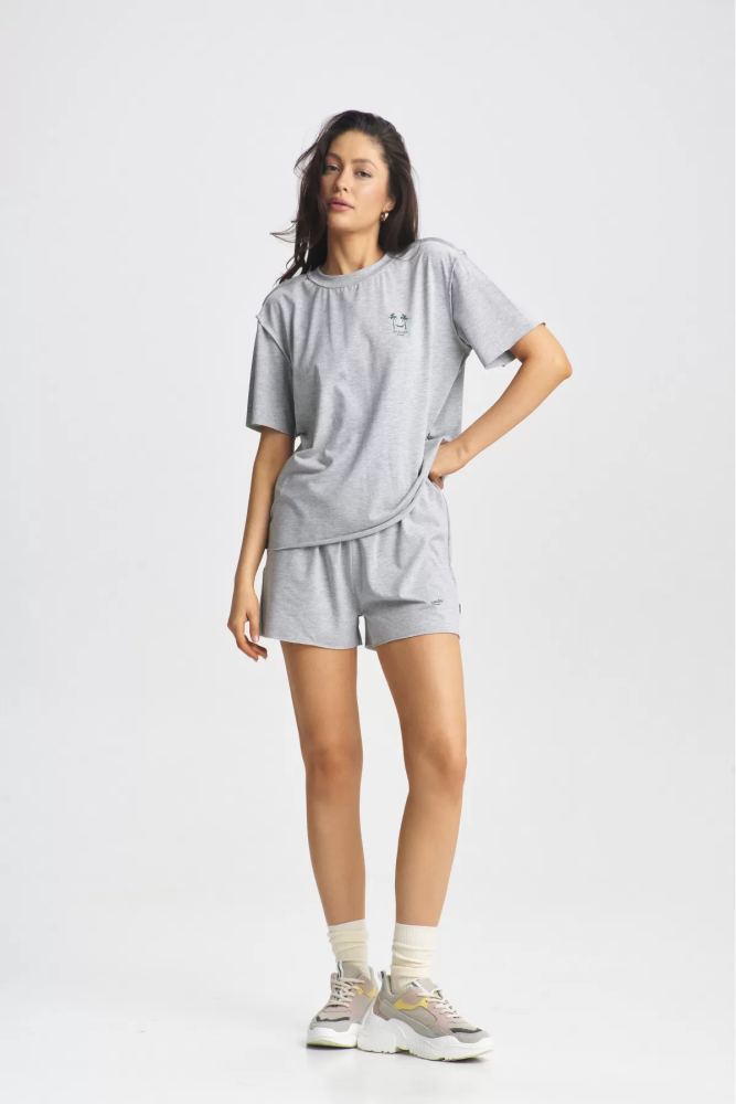 Комплект с шортами Grey Melange