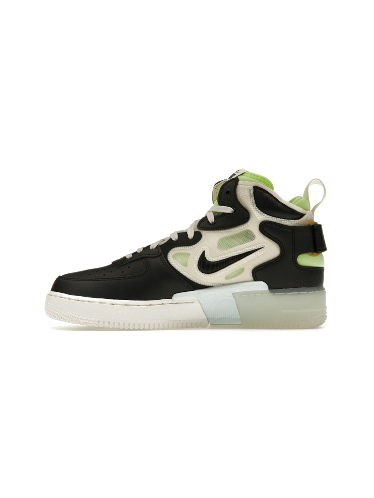 Кроссовки Nike Air Force 1 Mid React Black Neon