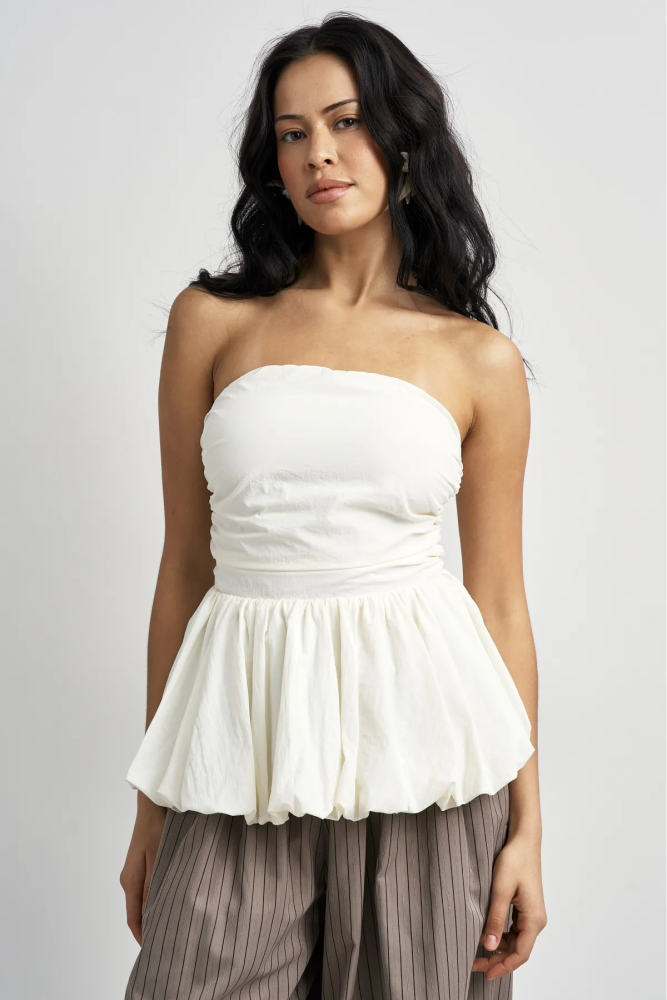 Топ-корсет с баской