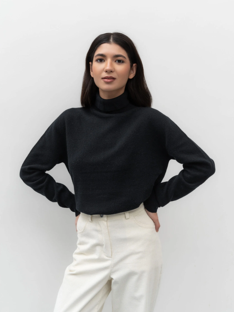 Водолазка из шерсти с кашемиром