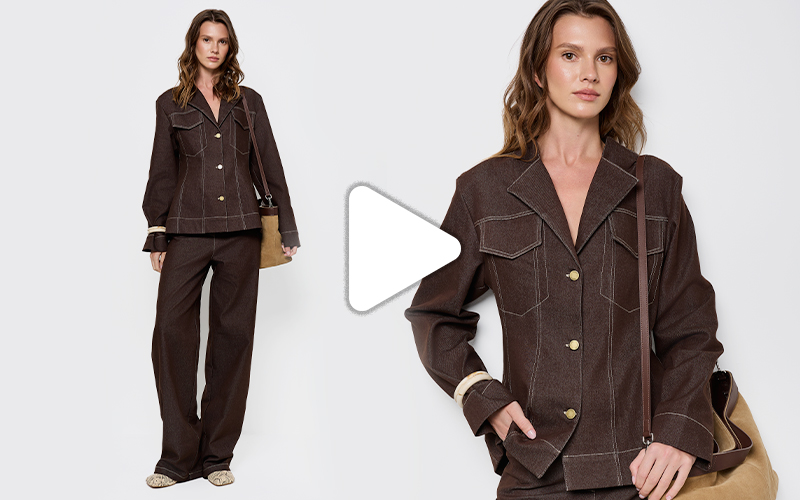 Идеальный дуэт из денима: жакет и джинсы