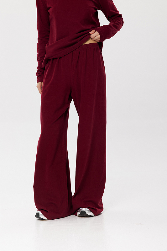 Брюки из бархатистого хлопка