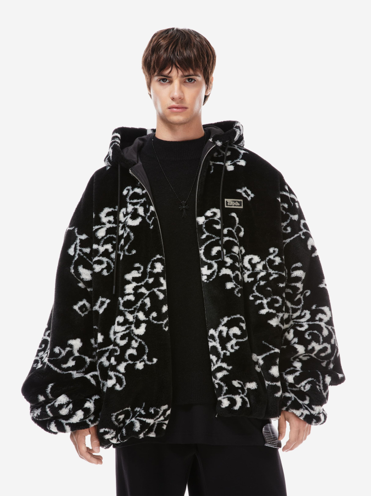 Объемный меховой бомбер PSTPSTSCRPTM
