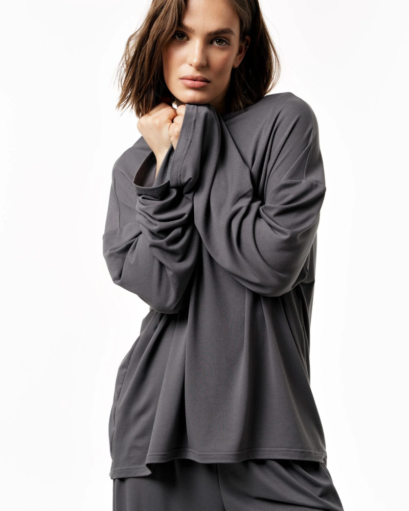 Лонгслив EASY GREY